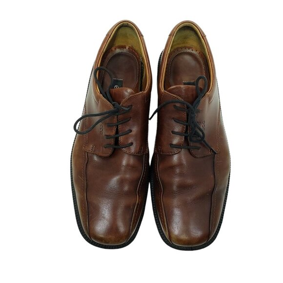 Ecco Men's Oxford Loafers Leather Shoes‎ Men's Size 45 - 11/11.5 - Picture 4 of 13